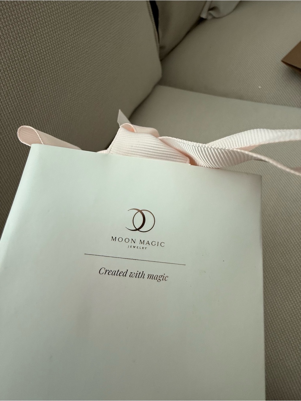 Moon Magic Gift Box with Pale Pink Ribbon - Picture 4 of 5